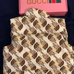 Gucci x the northface vest
